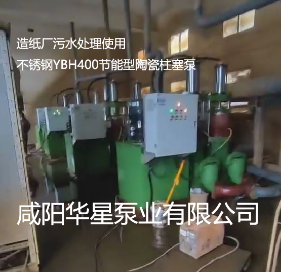 造紙廠污水處理使用不銹鋼400節(jié)能型陶瓷柱塞泵